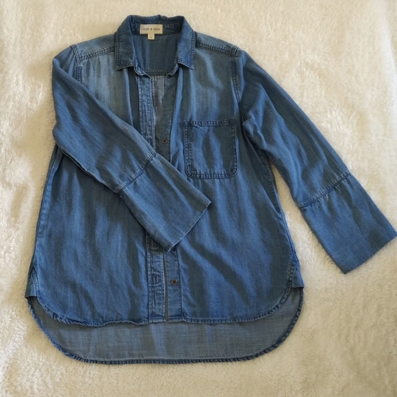 cloth & stone Tops - cloth & stone Button Down⬇️ Denim Shirt-NWOT